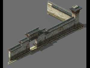 changxinfang-wall 03 3D मॉडल