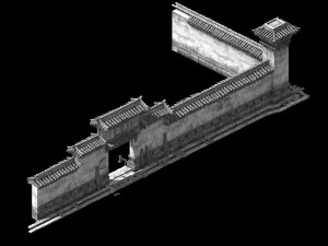 changxinfang-wall 03 3D Model