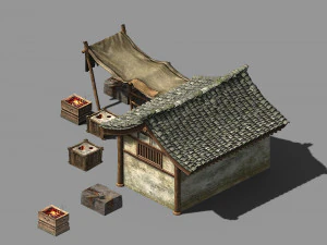 residencia changxinfang-zhong dingshi Modelo 3D