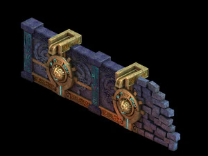 zhentian palace-gate 02 3D Model