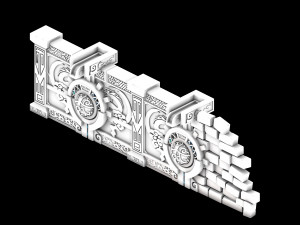 zhentian palace-gate 02 3D मॉडल