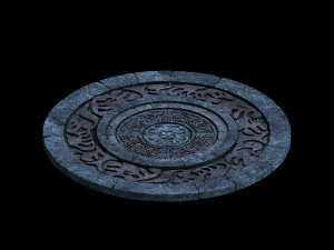 zhentian palace-surface pattern 3D Model