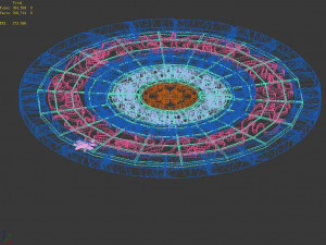 zhentian palace-surface pattern 3D Model