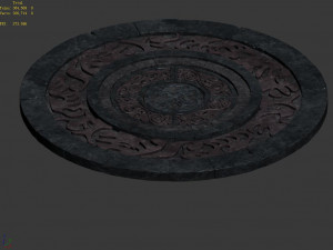 zhentian palace-surface pattern 3D Model