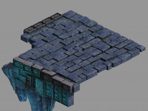 鎮天宮-地形03 3Dモデル