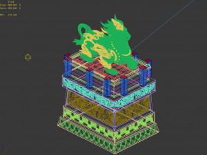 zhentian palace-statue Modèle 3D