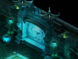 zhentian palace-statue wall 3D Model