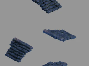 ज़ेनटियन महल-सीढ़ियाँ 05 3D मॉडल