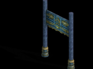 zhentian palace-house 3D Модель