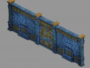 zhentian palace-wall-statue Modèle 3D