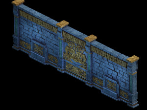 zhentian palace-wall-statue Modèle 3D