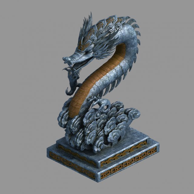 zhentian palace-wall-statue 02 3D 모델 .c4d .max .obj .3ds .fbx .stl .blend 