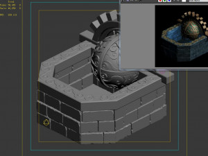 zhentian palace-wall 03 Modelo 3D