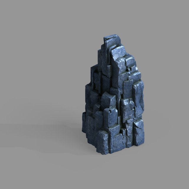 zhentian palace-stone pile Model 3D .c4d .max .obj .3ds .fbx .stl .blend 