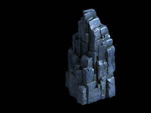 zhentian palace-stone pile Model 3D