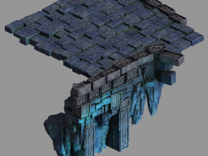 zhentian palace-stone pile 02 3D Model