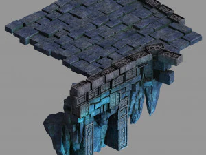 mucchio di pietre del palazzo zhentiano 02 Modello 3D