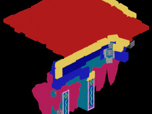 zhentian palace-stone pile 02 3D Model