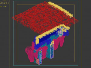 zhentian palace-stone pile 02 3D Model