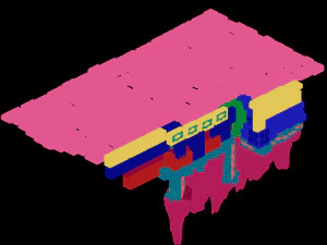 zhentian palace-stone pile-platform 03 3D Model