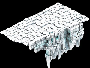 zhentian palace-stone pile-platform 03 3D Model