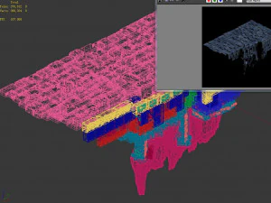 zhentian palace-stone pile-platform 03 3D Model