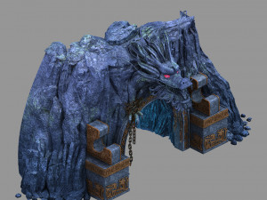 zhentian palace-shimen 3D मॉडल