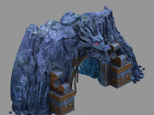 palacio zhentian-shimen Modelo 3D