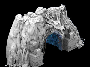 zhentian palace-shimen 3D Модель