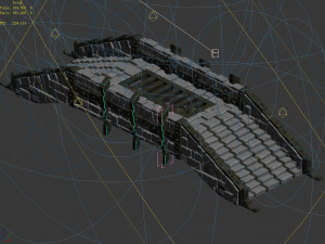 zhentian palace-stone bridge 04 3Dモデル