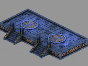 镇天宫-石台子 3D 模型