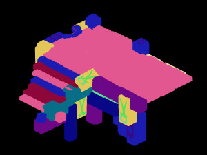 zhentian palace-stone ladder Model 3D