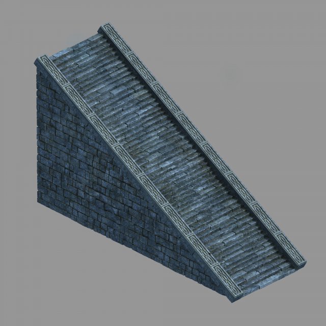 zhentian palace-ladder 3D Modell .c4d .max .obj .3ds .fbx .stl .blend