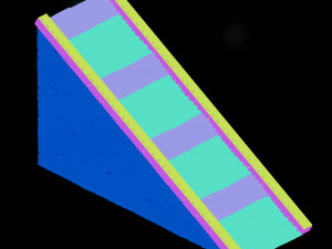 zhentian palace-ladder 3D Modell