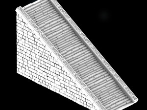 zhentian palace-ladder 3D Modell