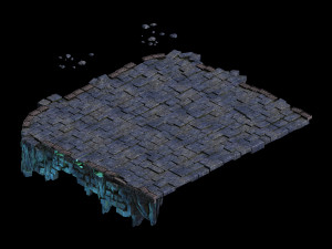 real palace-lower terrain 3D-Modell