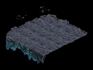 real palace-lower terrain 3D Model