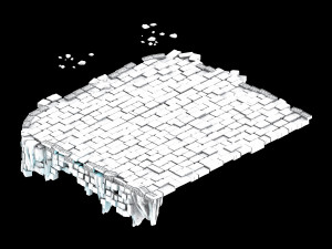 real palace-lower terrain 3D-Modell