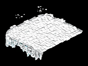 real palace-lower terrain 3D Model