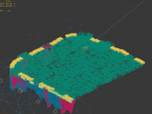 real palace-lower terrain 3D Model