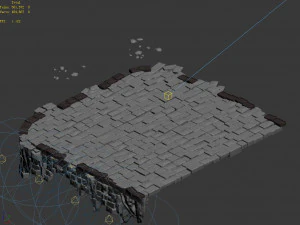 real palace-lower terrain 3D Model