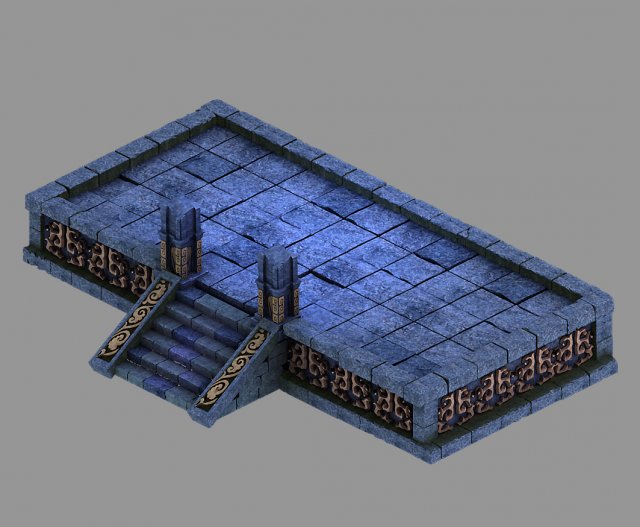 zhentian palace-xiaoshitaizi 3D Модель .c4d .max .obj .3ds .fbx .stl .blend 