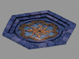 disco del palazzo zhentiano Modello 3D