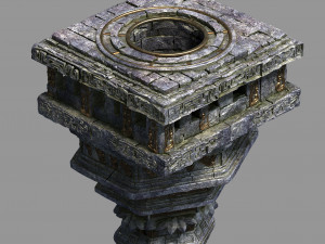 zhentian palace-disc platform 3D 모델