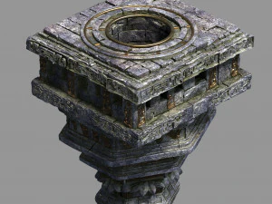 plataforma de disco do palácio zhentian Modelo 3D