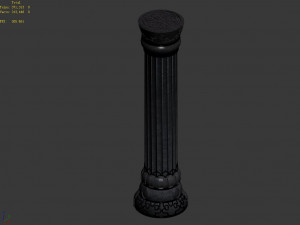 zhentian palace-pillar 1 3Dモデル