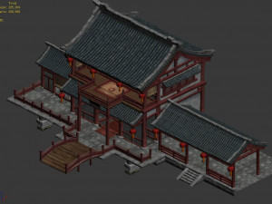 government-jiangzhou-yamen 01 3D-Modell