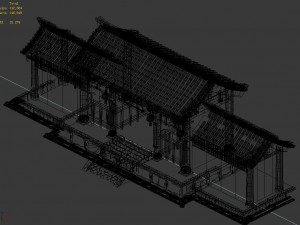 government-jiangzhou-yamen 03 Modello 3D