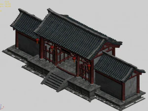 government-jiangzhou-yamen 03 3D Model