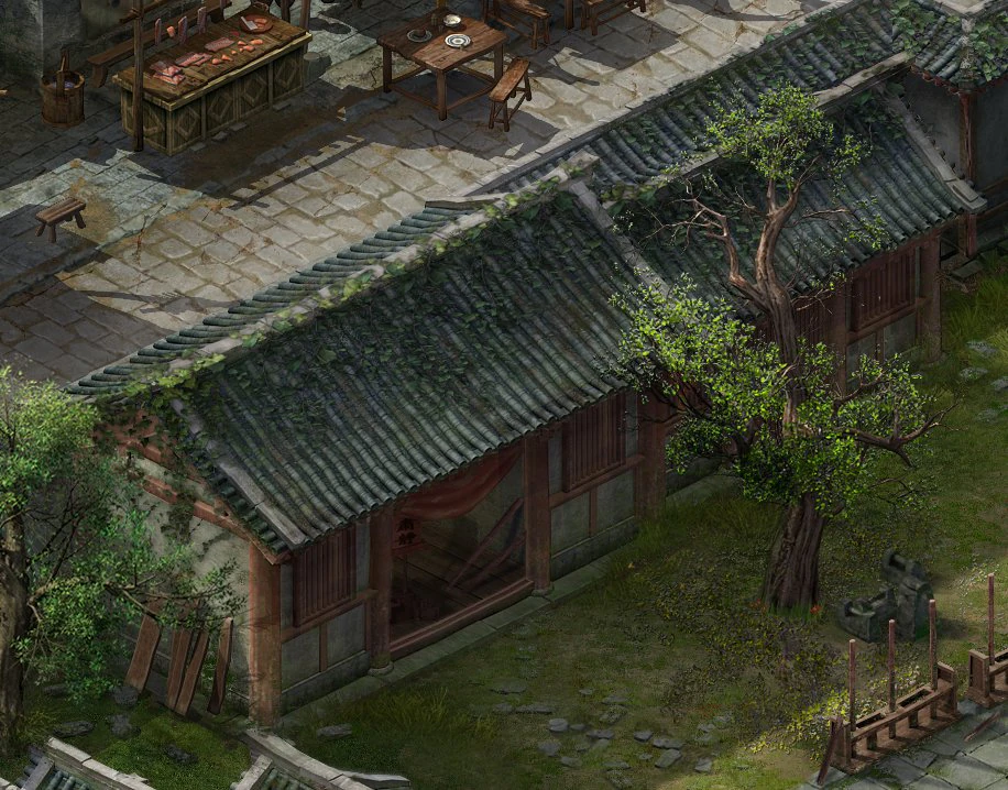 government-jiangzhou-yamen 04 3D Model .c4d .max .obj .3ds .fbx .stl .blend 